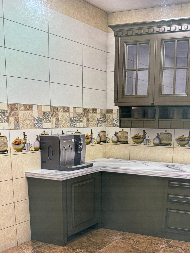 Faïence Antalya Beige Clair et Fonce -25x60 cm - Cuisine  et Mosaïque. – Image 4
