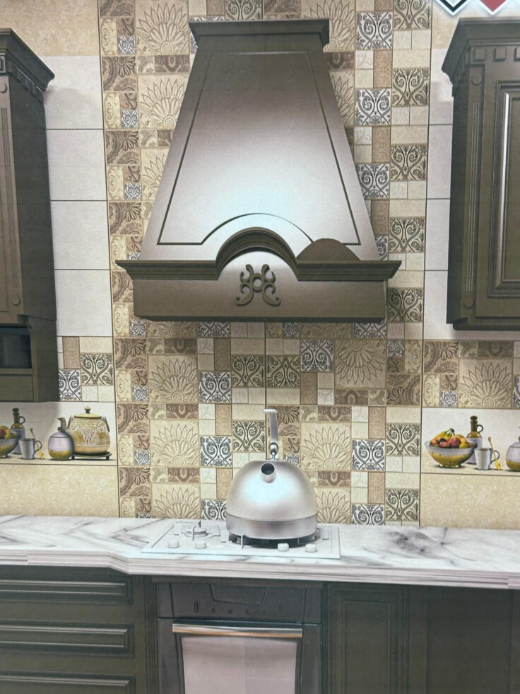 Faïence Antalya Beige Clair et Fonce -25x60 cm - Cuisine  et Mosaïque. – Image 5
