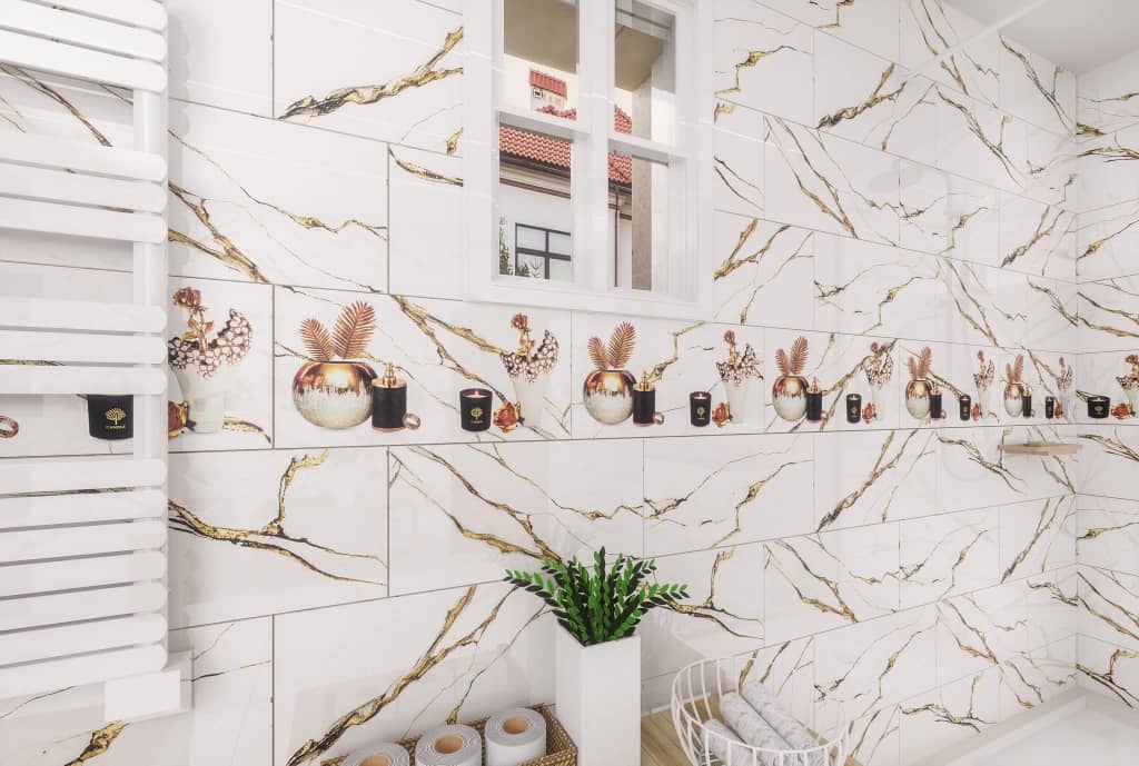 Faïence Gold 30x60 cm - Motif Salle de Bain – Image 2