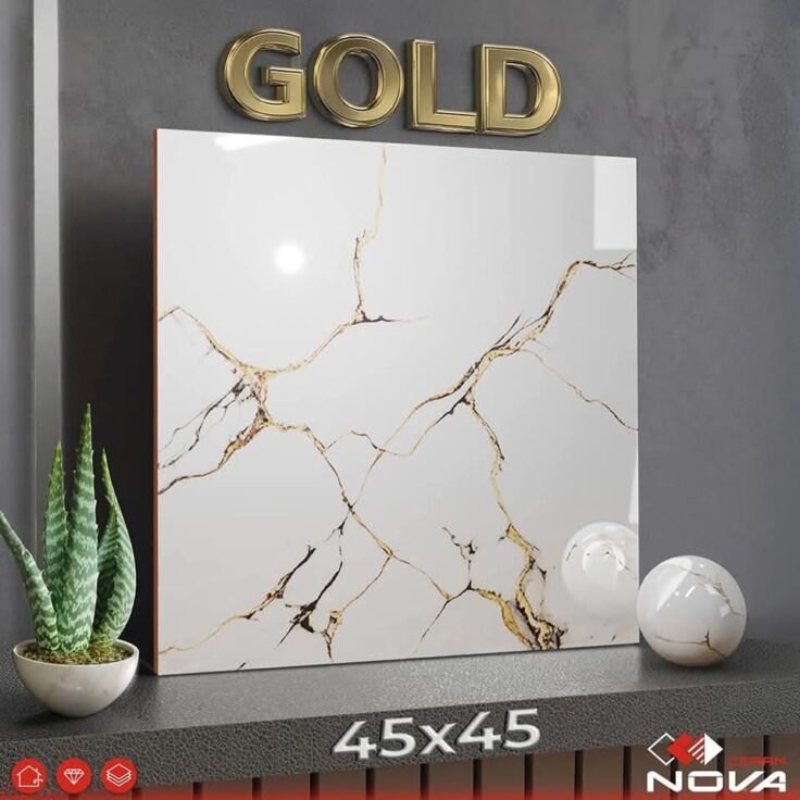 Dalle de sol Gold 45x45 cm