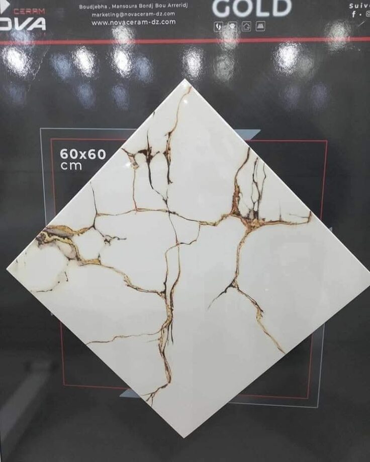 Dalle de sol Gold - 60x 60cm – Image 4