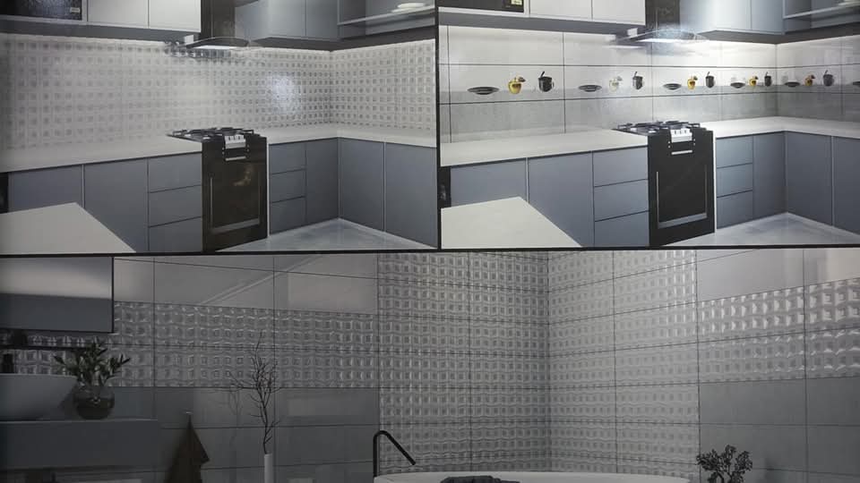 Faïence Diana Gris-25x75 cm - motif mosaïque – Image 3