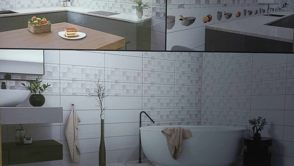 Faïence Castelo Gris 25x75 cm - motif mosaïque – Image 3