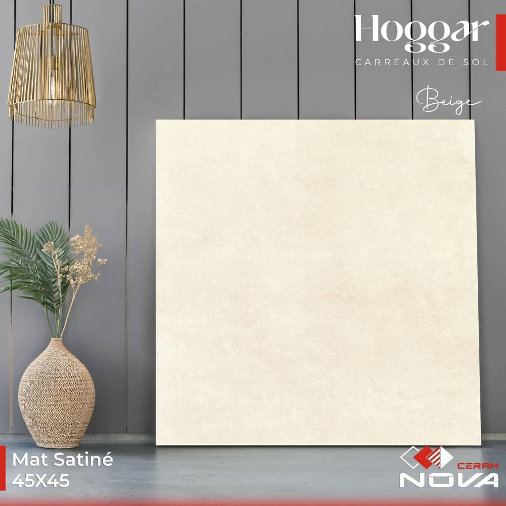 Dalle de sol Hoggar Gris et Beige -45x45cm-Mate. – Image 4
