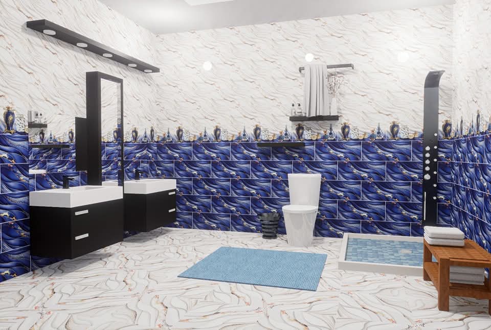 Dalle de sol Plume -33x33 cm- Mate . – Image 6