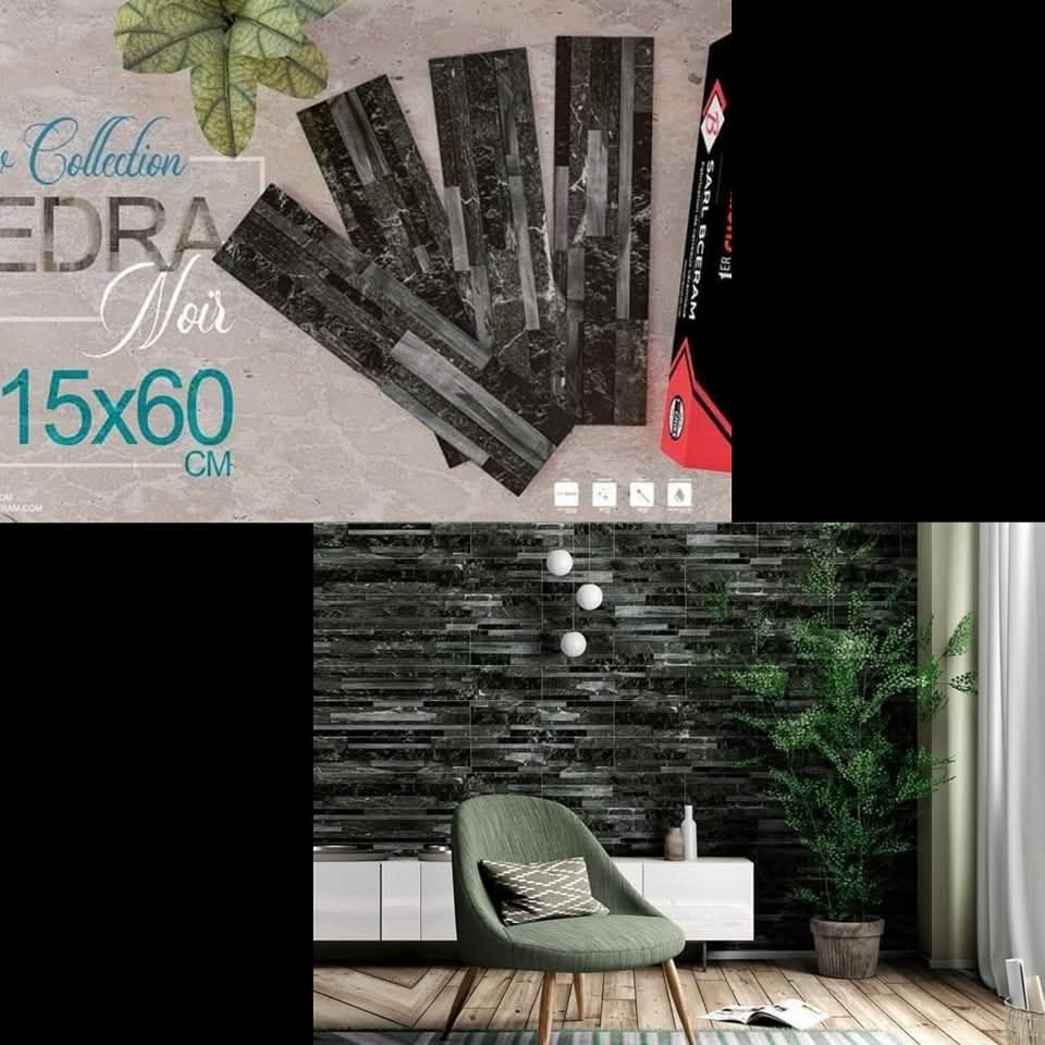 Faïence imitation Pierre 15x60cm-revetement mural . – Image 3