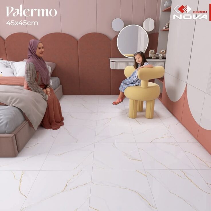 Dalle de sol Palermo -45x45cm-Brillante.