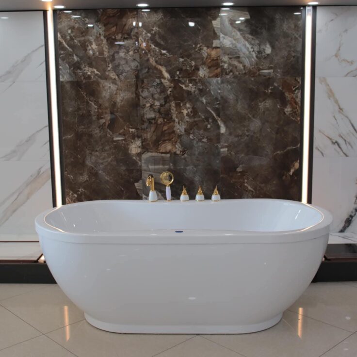 BAIGNOIRE à poser rectangulaire élégance & modernité.