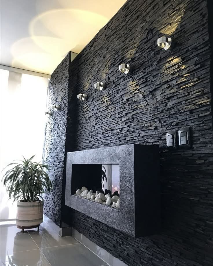 PIERRE NATURELLE NOIRE-elegance , force et raffinement . – Image 4