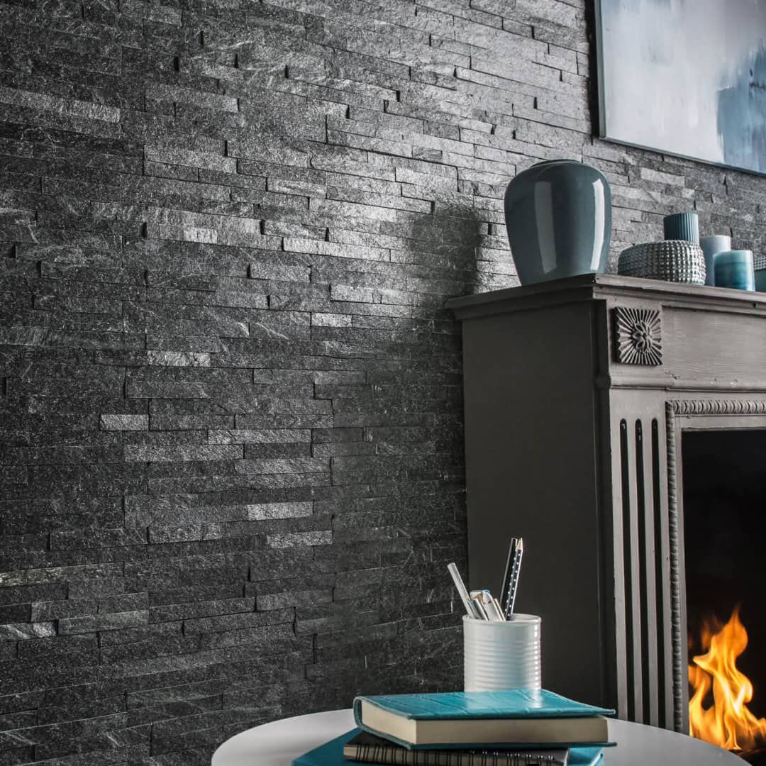 PIERRE NATURELLE NOIRE-elegance , force et raffinement . – Image 3