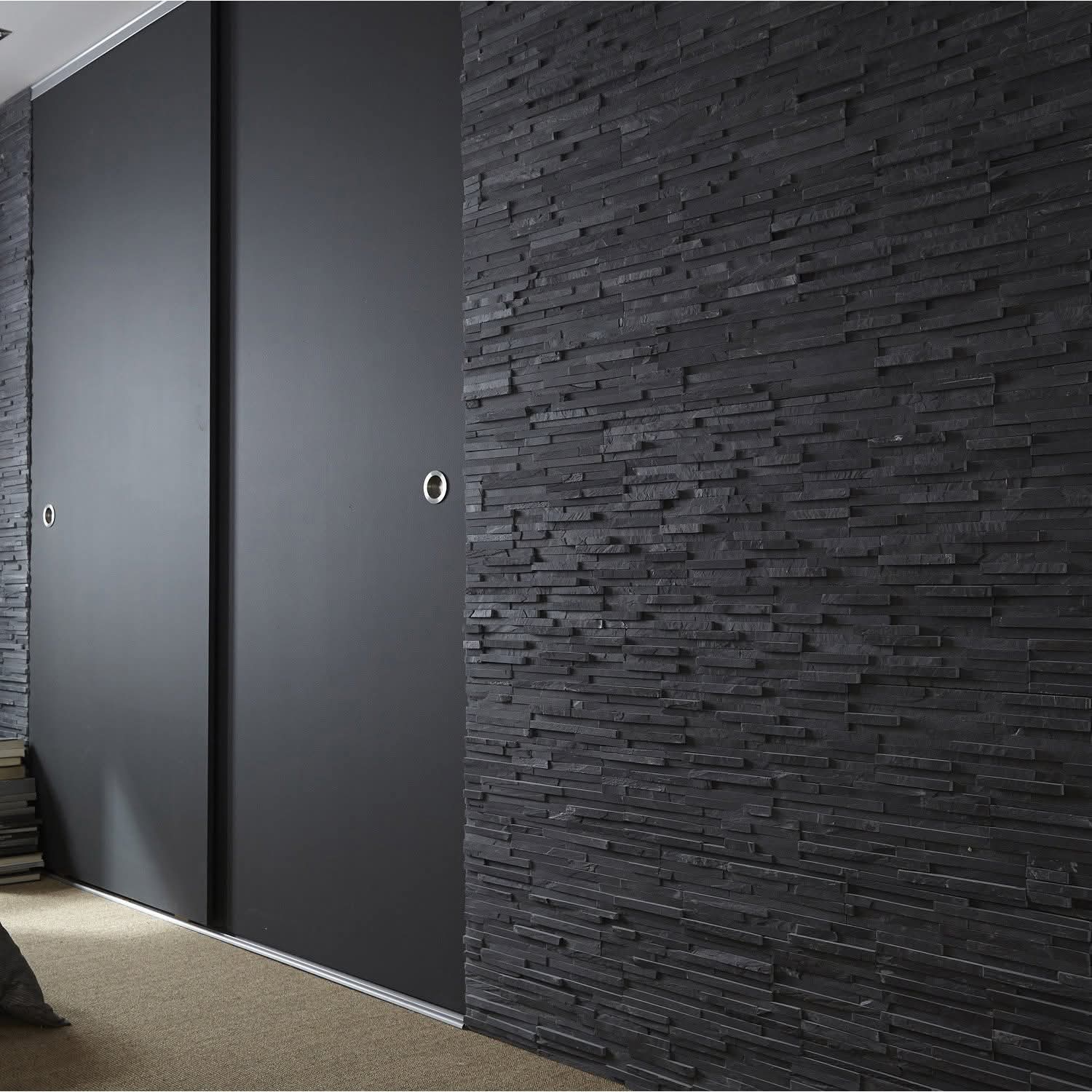 PIERRE NATURELLE NOIRE-elegance , force et raffinement . – Image 2