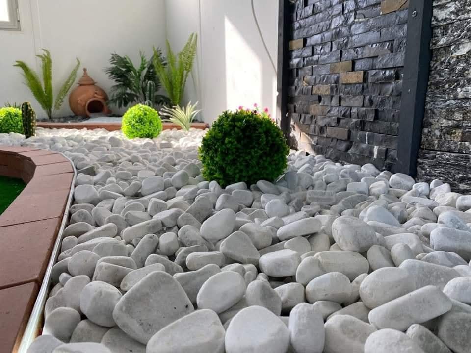 Galets Décoratifs Blanc - Nature, Élégance et harmonie. – Image 2